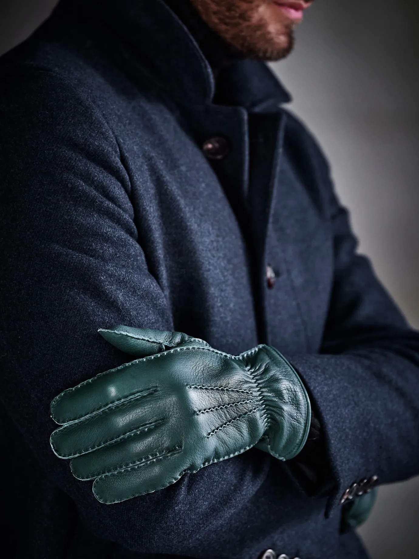 Hirsch-Handschuh für Herren