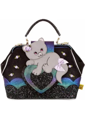 Irregular Choice Feline Cutie Cat Tasche Schwarz