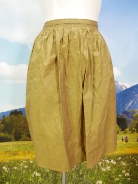 Kurze Dirndlschürze Baumwolle braun Dirndl Schürze TS2235