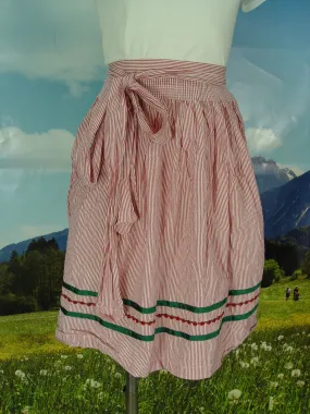 kurze Dirndlschürze mit Streifen  Dirndl-Schürze Trachtenschürze TS335