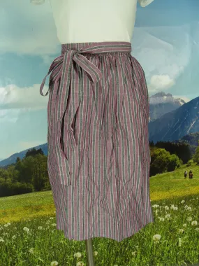 lange Dirndlschürze gestreifte  Dirndl-Schürze Trachtenschürze TS344