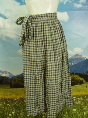 lange Dirndlschürze karierte  Dirndl-Schürze Trachtenschürze TS543
