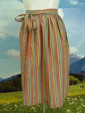 lange Dirndlschürze mit Webmuster Dirndl-Schürze Trachtenschürze TS450