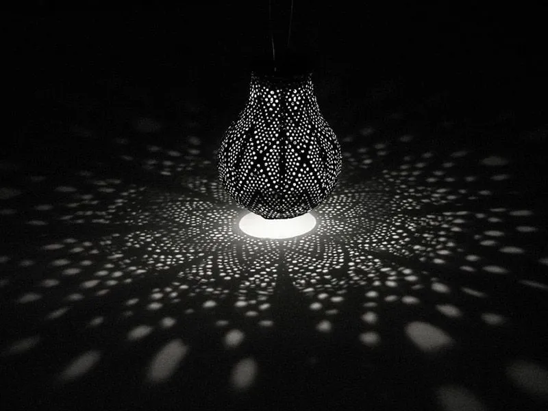 Lumiz Ikat Bulb 16 Solar Lampion - Dark blue