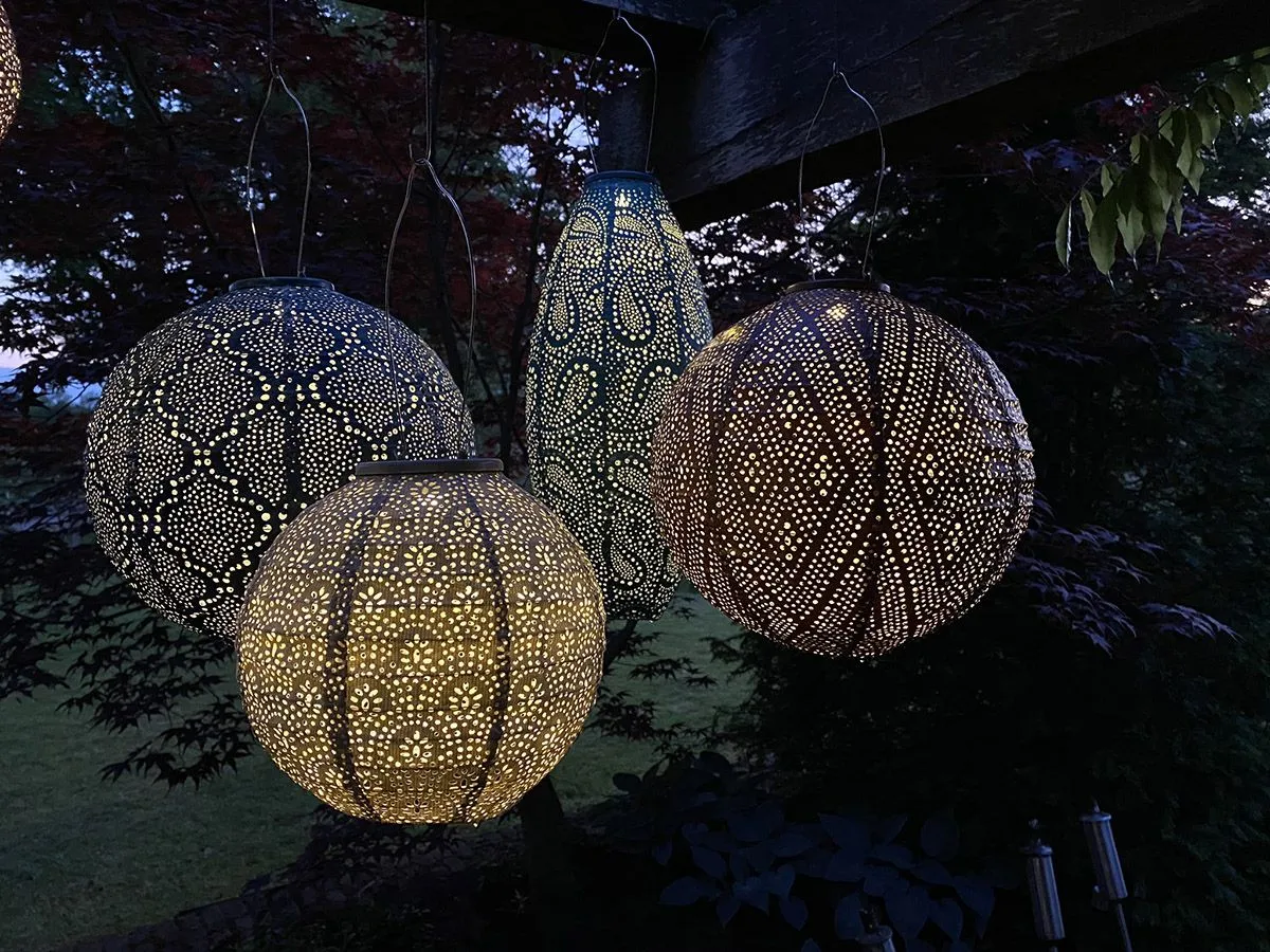 Lumiz Ikat Bulb 16 Solar Lampion - Dark blue
