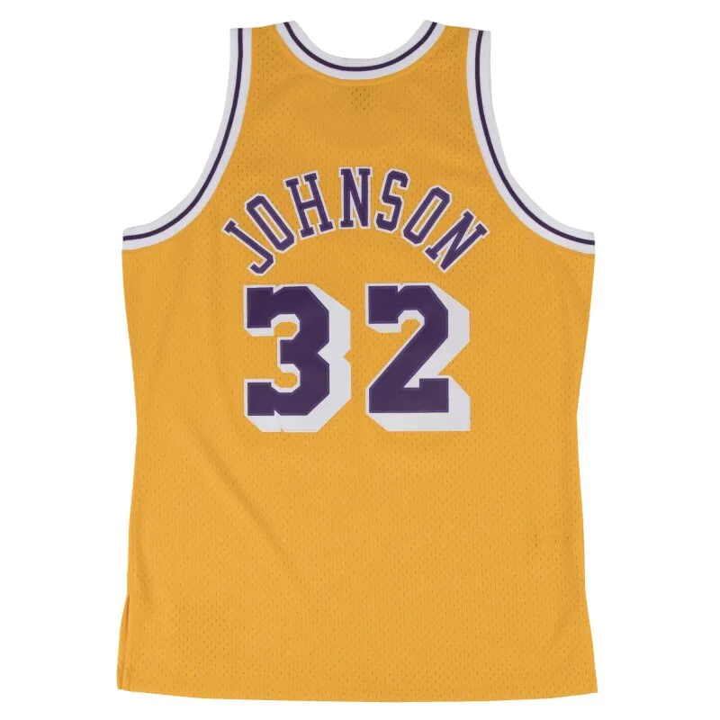Mitchell & Ness HWC Swingman Jersey Los Angeles Lakers 1984-85 Magic Johnson yellow
