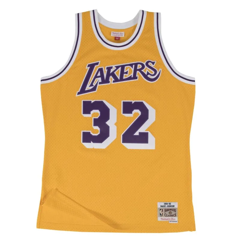 Mitchell & Ness HWC Swingman Jersey Los Angeles Lakers 1984-85 Magic Johnson yellow