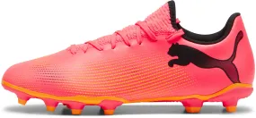 PUMA FUTURE 7 PLAY FG/AG Fußballschuhe Herren sunset glow-puma black-sun stream im Online Shop von kaufen