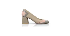 Schuhe mit quadratischem Absatz
