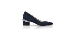 Schuhe mit Schmuckabsatz 8602