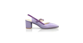 Spitze Schuhe mit mittlerem Absatz 18895