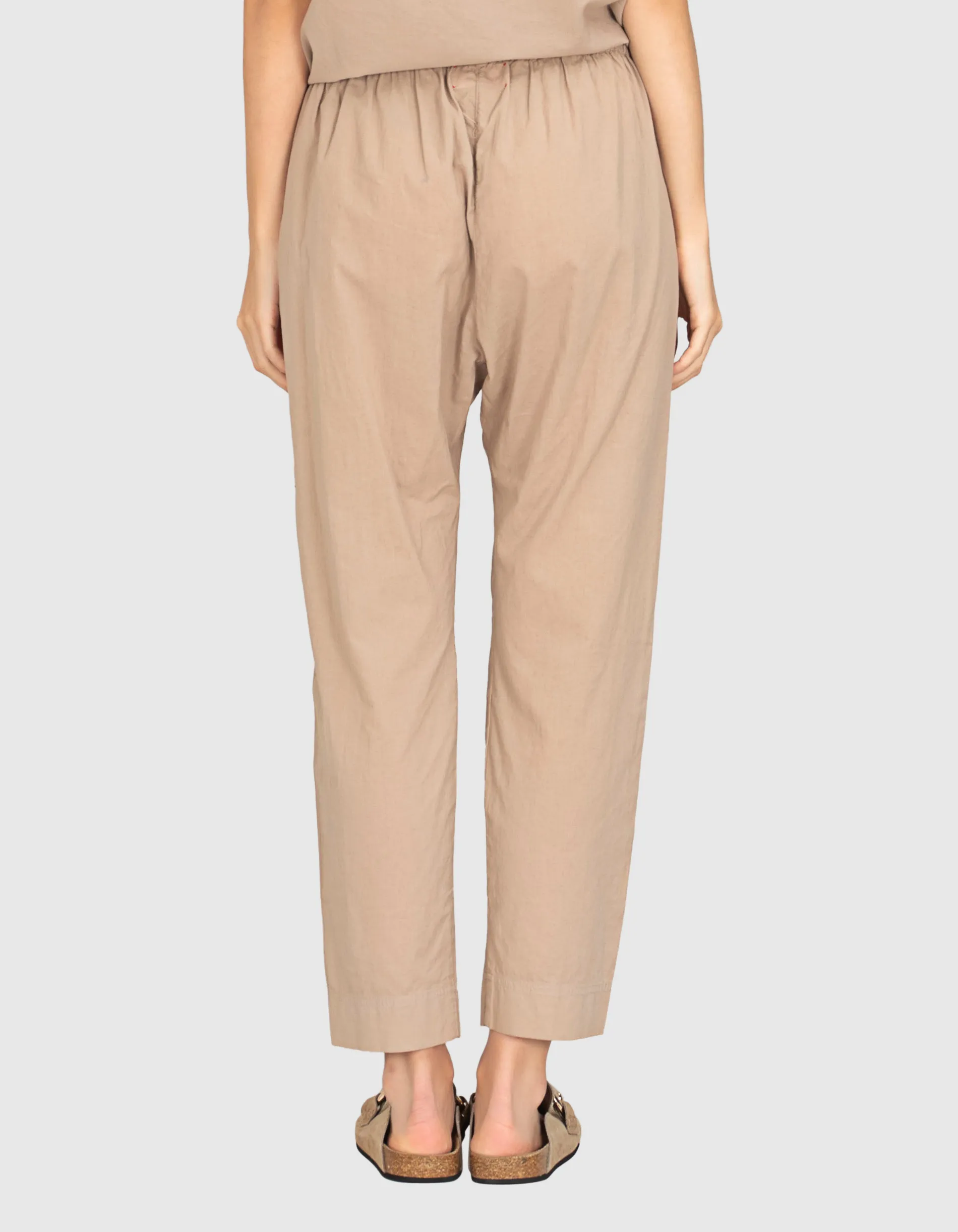 XIRENA Draper Sand // Baumwoll-Hose mit elastischem Bund